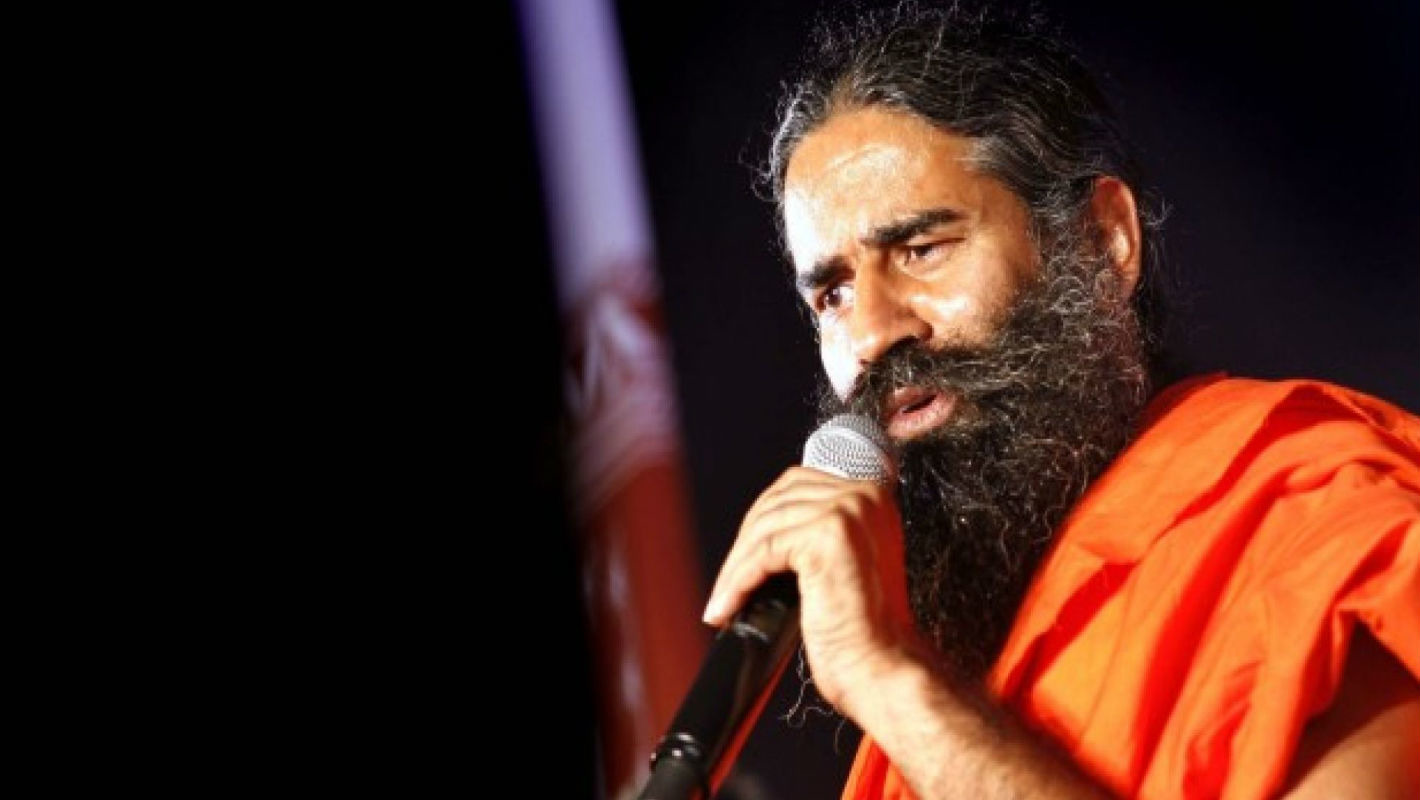 Baba Ramdev attends yoga camp in Haridwar