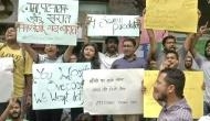 JNU students protest against 2 other professors alleging sexual harassment