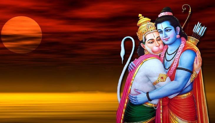 Lord Rama and Hanuman