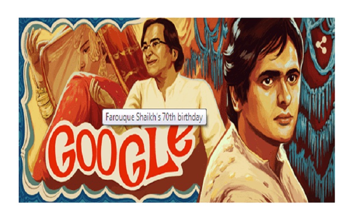 Google remembers Farooq Sheikh on 70th birth anniversary