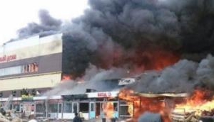 64 people dead in Russian mall massive fire