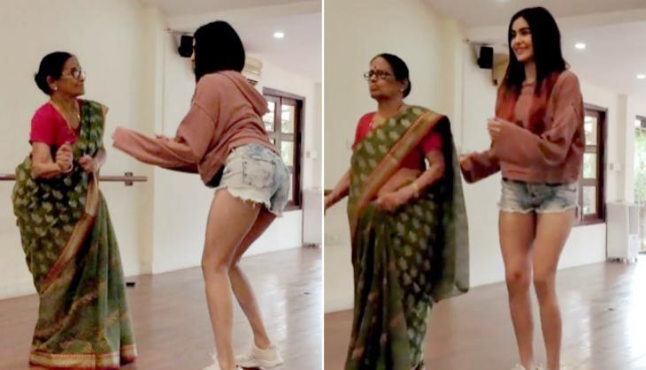 adah sharma dance with her grandmother video goes viral on social media