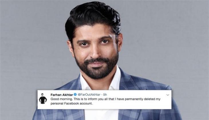 farhan akhtar delete facebook account