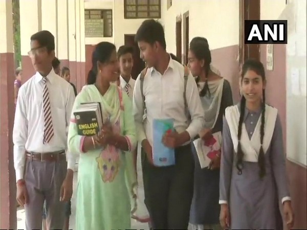 Ludhiana: Mother appears for Class 10 examination with son