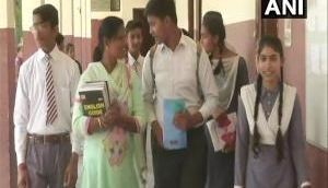 Ludhiana: Mother appears for Class 10 examination with son