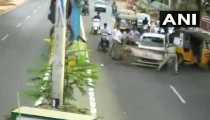 Traffic Police Accident