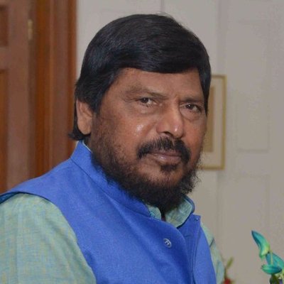 Watch: Union Minister of State Ramdas Athawale slapped and pushed by a man in a function in Thane