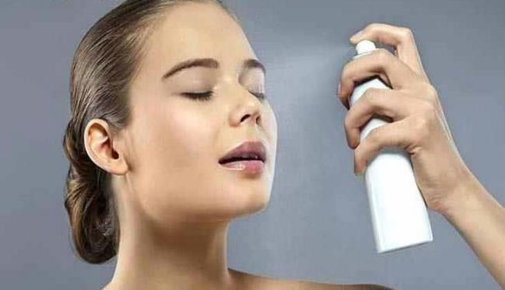 home made spray for face in summer