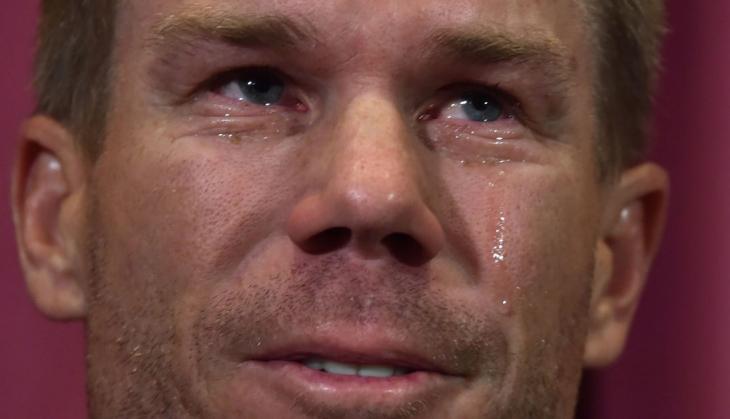 Watch: David Warner gets emotional during his farewell speech after the match