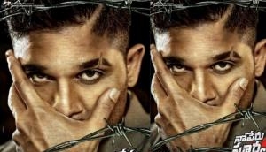 The intensive avatar of Allu Arjun in Naa Peru Surya's new poster is hard to miss