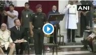 'Padma Bhushan' MS Dhoni: Twitterati can't stop themselves from loving the cricketer as he walks like an Army man; see video