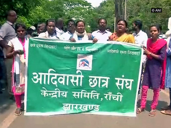 Bharat Bandh: Tribal community stage protest against baton charge by police