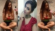 Actress Sri Reddy strips in public alleging sexual exploitation in Telugu film industry, taken into police custody