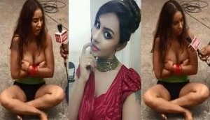 Actress Sri Reddy strips in public alleging sexual exploitation in Telugu film industry, taken into police custody