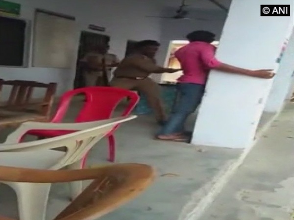 Sub-Inspector beats up rape accused with belt, video goes viral