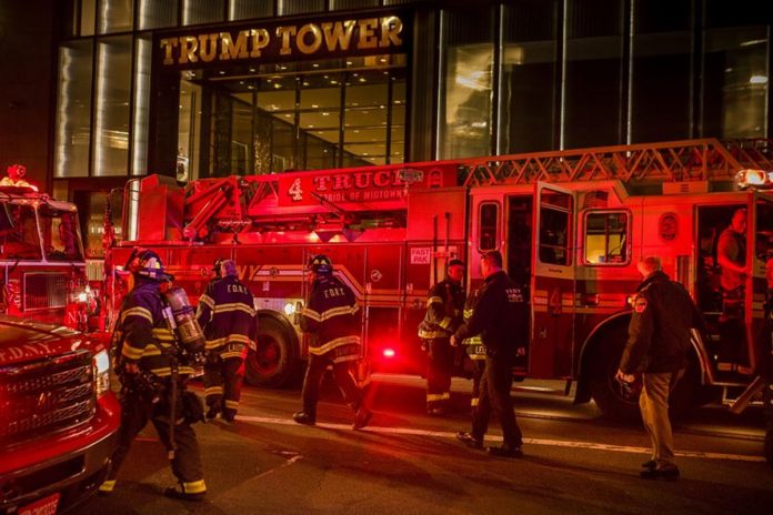 1 killed in Trump Tower fire in New York, 4 firefighters injured
