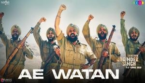 Subedar Joginder Singh: The fifth track  'Ae Watan' from Gippy Grewal's movie got released