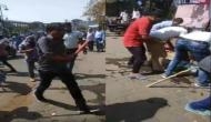 बेशर्मी: भारत बंद के दौरान बुजुर्ग की पिटाई करने के बाद दुकान लूटी, सोशल मीडिया में वीडियो वायरल