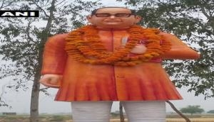 Ambedkar statue vandalised in UP