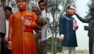 Dalits re-paint BR Ambedkar's new statue installed in 'saffron' coloured sherwani in blue