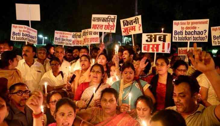 Rahul Gandhi & Priyanka Vadra march for Kathua & Unnao rape victims, attack Modi on women's safety