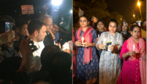 Unnao, Kathua Rape Cases: Rahul Gandhi holds midnight candlelight march at India Gate