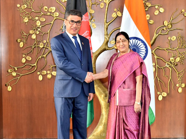 Swaraj meets Afghan Defence Minister, discusses counter-terrorism