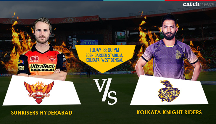 IPL 2018, SRH vs KKR: Kane Williamson wins the toss and elects to field; here are the final playing eleven