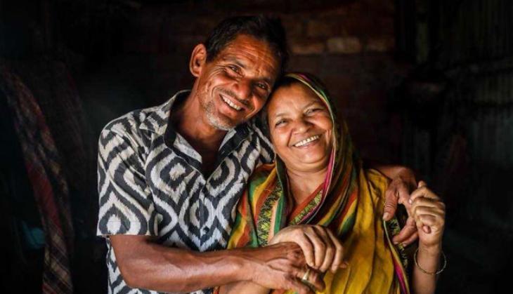 Komola with her Husband