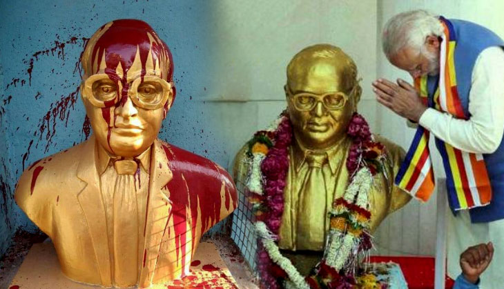 Why are BR Ambedkar's statues being defaced across the country?