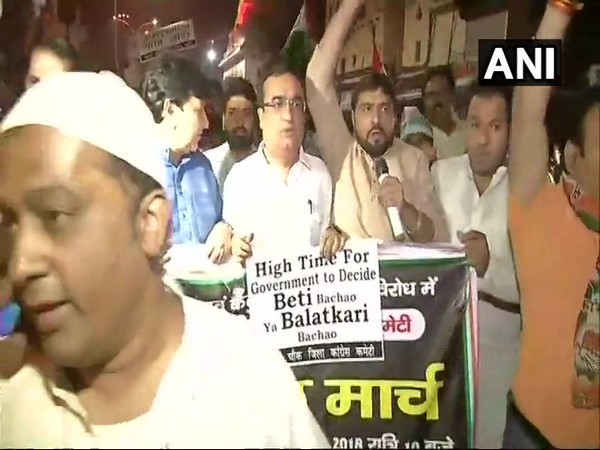 Delhi Congress organises candlelight march over rape cases