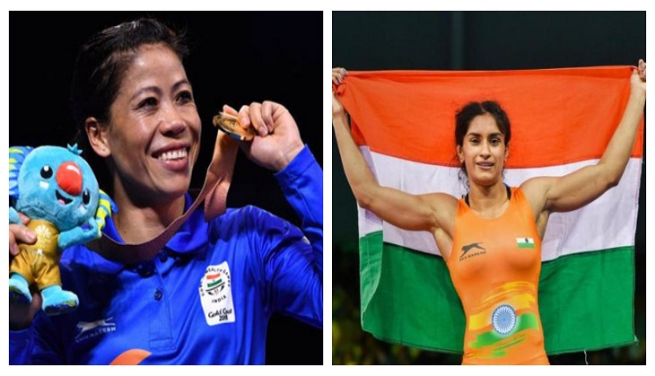 CWG 2018: Wishes are pouring in for Mary Kom, Vinesh Phogat, the gold medal winners for their excellent performance; see how Twitterati reacted