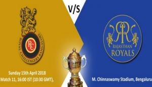 RCB vs RR, Match Preview - Prediction, IPL 2018: Virat Kohli's strong contenders to take charge against Rahane's royals