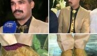 Insane! Pakistani groom wore gold shoes and flashy tie worth Rs 25 lakhs