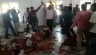 Karnataka polls: Angry over ticket distribution, Congress workers vandalise party office