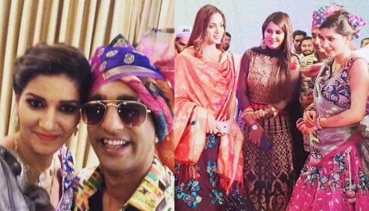 sapna choudhary and arshi khan dance together
