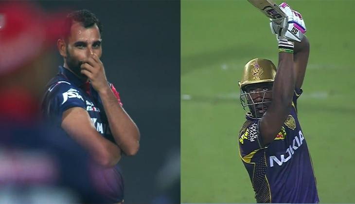 IPL, IPL 11, IPL 2018, IPL Andre Russell, Andre Russell, Andre Russell six, Andre Russell fifty, Andre Russell vs Mohammed Shami, Andre Russell 6 six, Andre Russell kkr vs dd, kkr vs dd, Cricket news, Cricket news in Hindi, Sports news, Sports news in Hindi