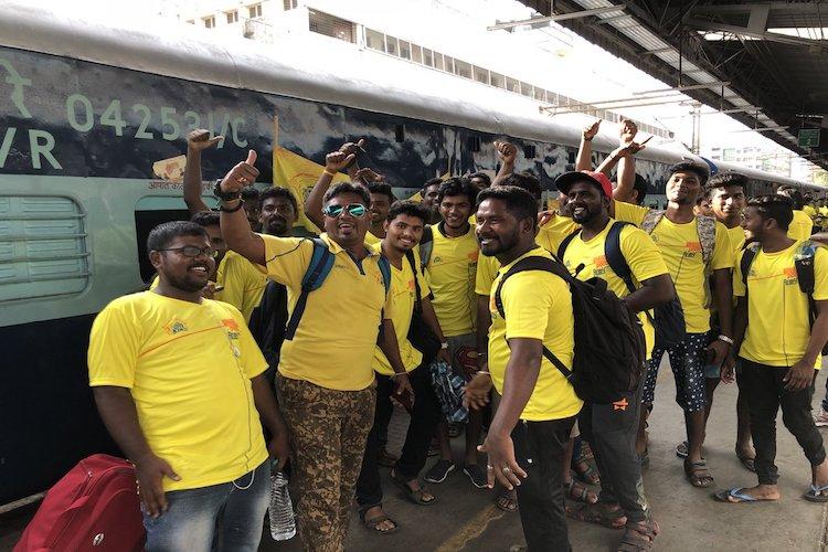 IPL 2018: As CSK's matches got transferred to Pune, team takes its fans in a special train to pune in 'Whistlepodu express'
