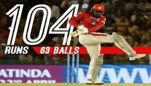 IPL 2018: Kings XI Punjab's Chris Gayle dedicates his unbeaten century to his daughter; posts an adorable message on Instagram on her birthday; see video