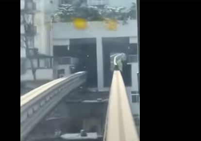 Watch Video: Thrilling roller coaster ride through an apartment by this subway train in China