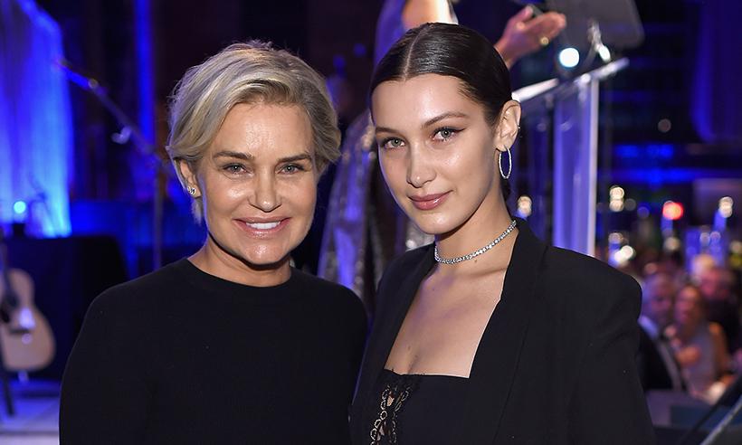 Mother-daughter, Yolanda Hadid and Bella Hadid were spotted in same multicoloured bikini 