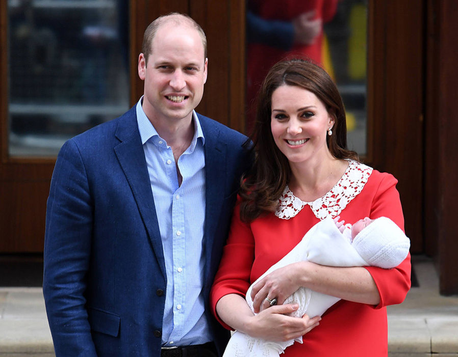 Watch Video: Royal baby makes his debut public appearance with Prince William and Kate Middleton
