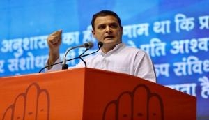Congress President Rahul Gandhi launches ‘save the constitution’ campaign; says the new slogan for the PM Modi government should be 'BJP Se Beti Bachao'