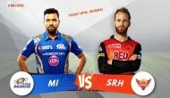 IPL 2018, MI vs SRH: Rohit Sharma won the toss and chose to field first