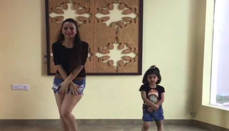 Little Girl Dance with teacher