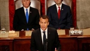 French President Macron slams American President Trump's import tariffs, says France do not want 'commercial war'