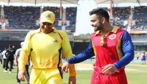 CSK v RCB, IPL 2018: Here’s how the captains MS Dhoni and Virat Kohli shared a warm bond and melted the hearts of the Twitterati; see pic