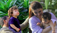Kareena Kapoor's son Taimur Ali Khan chilling by poolside with cousin Inaaya and parents; see pics