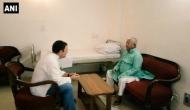 Rahul Gandhi meets Lalu Prasad at Delhi's AIIMS