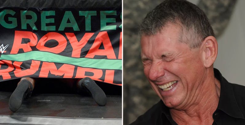 Fail jumps, bad trip: How Jinder Mahal and Titus O'Neil were left red faced in WWE The Greatest Royal Rumble; Watch McMahon's priceless reaction 